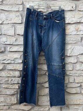 Apollo Jeans Blue Denim Waistband Label Detail